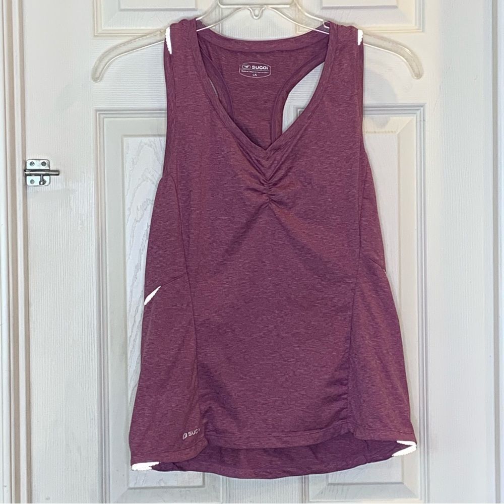 Sugoi Coaster Tank Running Cycling Size Large Purple